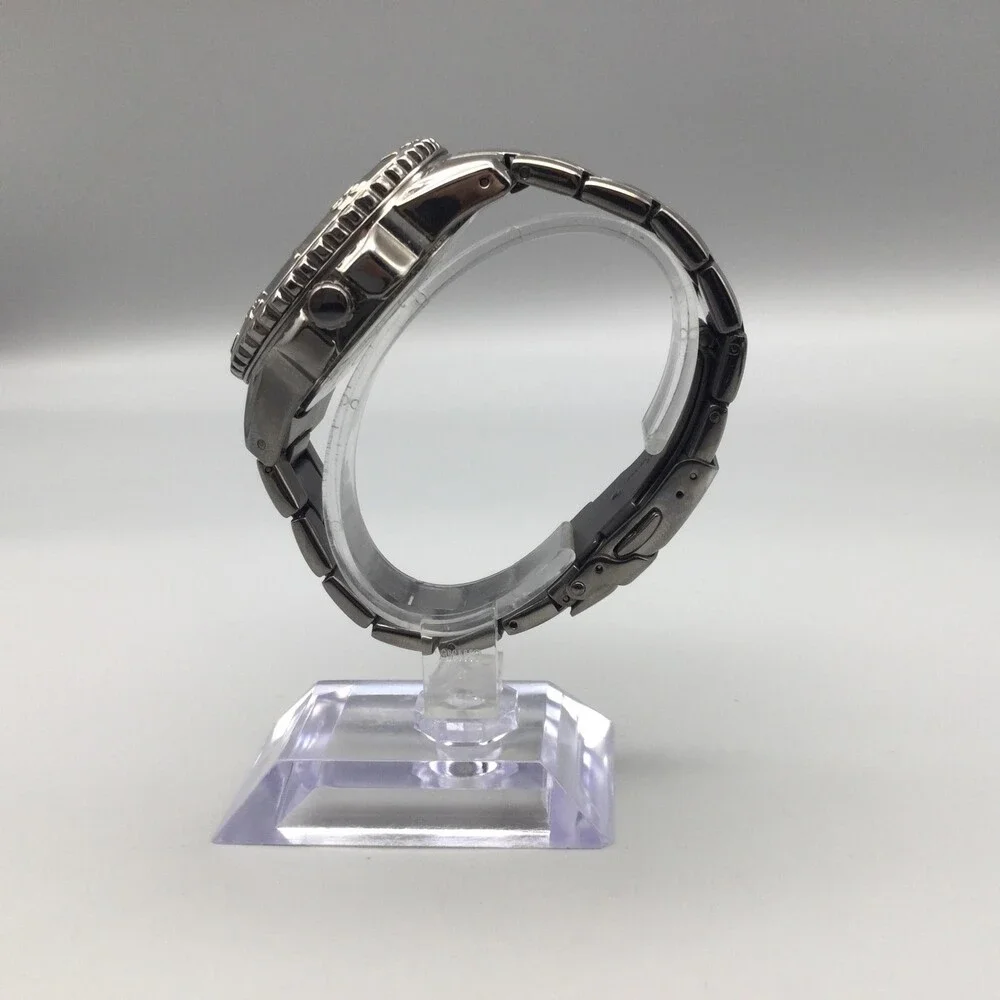 Armitron Mens Watch 42mm Gray Dial Stainless Bracelet 20/4729DS New Battery